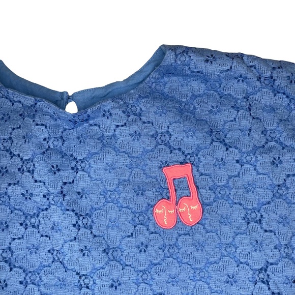 Mini Rodini Blue Lace Frill Outfit - Picture 3 of 12